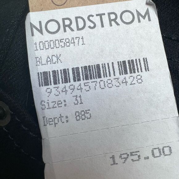 Ksubi Cotton Chitch Laid Denim Black Size 31 NWT MSRP $195 - Picture 11 of 11